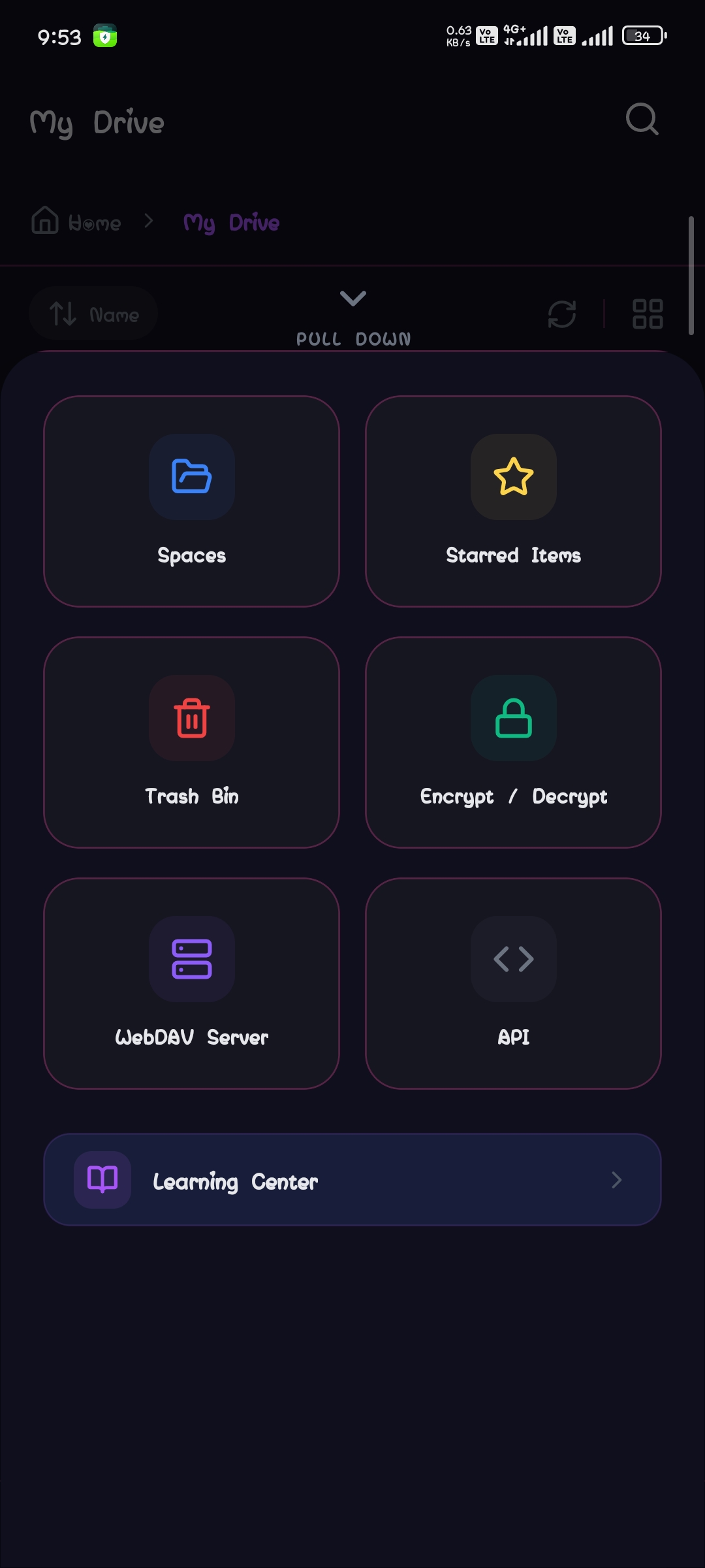 Chunked upload progress mockup